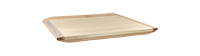 Backbrett Nudelbrett aus Holz - klein 60 x 40 cm