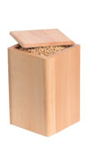 Holzdose in Buche für 1,0kg