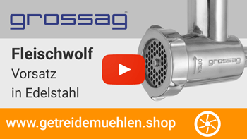 Grossag Fleischwolf in Leichtmetall für KitchenAid