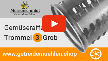 Messerschmidt Trommel / Raffel Nr. 3 - Grob