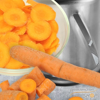 Trommel 2: Karotten schneiden / hobeln