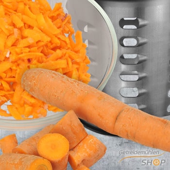 GTrommel 3: Karotten grob raspeln