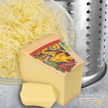 Trommel 4: Bergkäse reiben