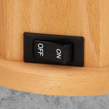 Der Kippschalter so robust und haltbar wie die ganze Getreidemühle