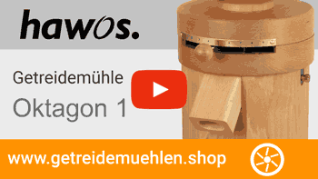 hawos Getreidemühle Oktagon 1 im Video mit Mahltests hawos Getreidemühle Oktagon 1 im Video mit Mahltests