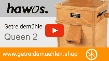 hawos Getreidemühle Queen 2 im Video mit Mahltests hawos Getreidemühle Queen 2 im Video mit Mahltests
