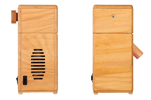 Elektrische Getreidemühle Easy von hawos Rückseite und seitlich