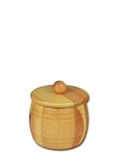 Holzdose - Holzfass - Getreidefass aus Zirbenholz für ca. 500g Getreide, Kaffee usw.