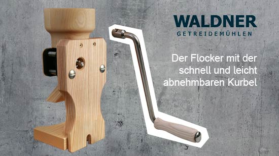 Osttiroler Flocker - Flockenquetsche mit Handbetrieb