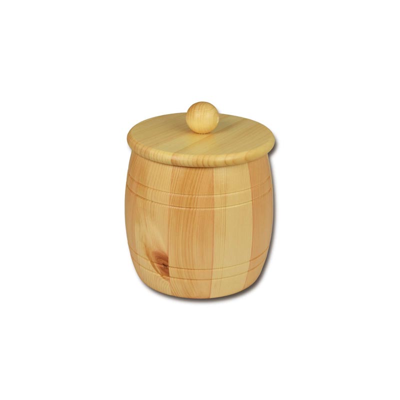 Bild zu Holzfass - Holzdose aus Zirbenholz für 1,0kg