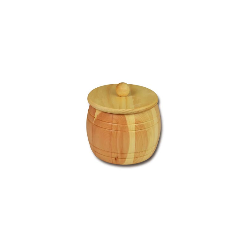 Bild zu Holzfass - Holzdose aus Zirbenholz für 0,35kg