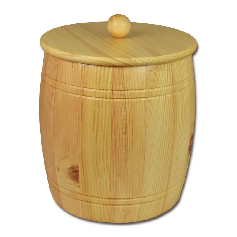 Bild zu Holzfass - Holzdose aus Zirbenholz für 5,0kg