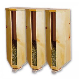 Bild zu Getreidesilo (3x5kg) aus Zirbenholz Bild zu Getreidesilo (3x5kg) aus Zirbenholz
