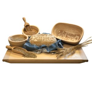 Bild 4 zu Artikel Gärkörbchen Motiv Danke oval für 750g - 1500g Brot 
