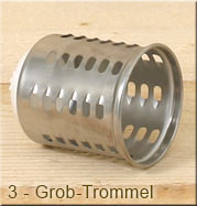 Gemüseraffel Grob-Trommel