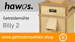 hawos Getreidemühle Billy 2 im Video