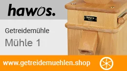 hawos Getreidemühle Mühle 1 im Video