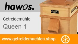 hawos Getreidemühle Queen 1 im Video